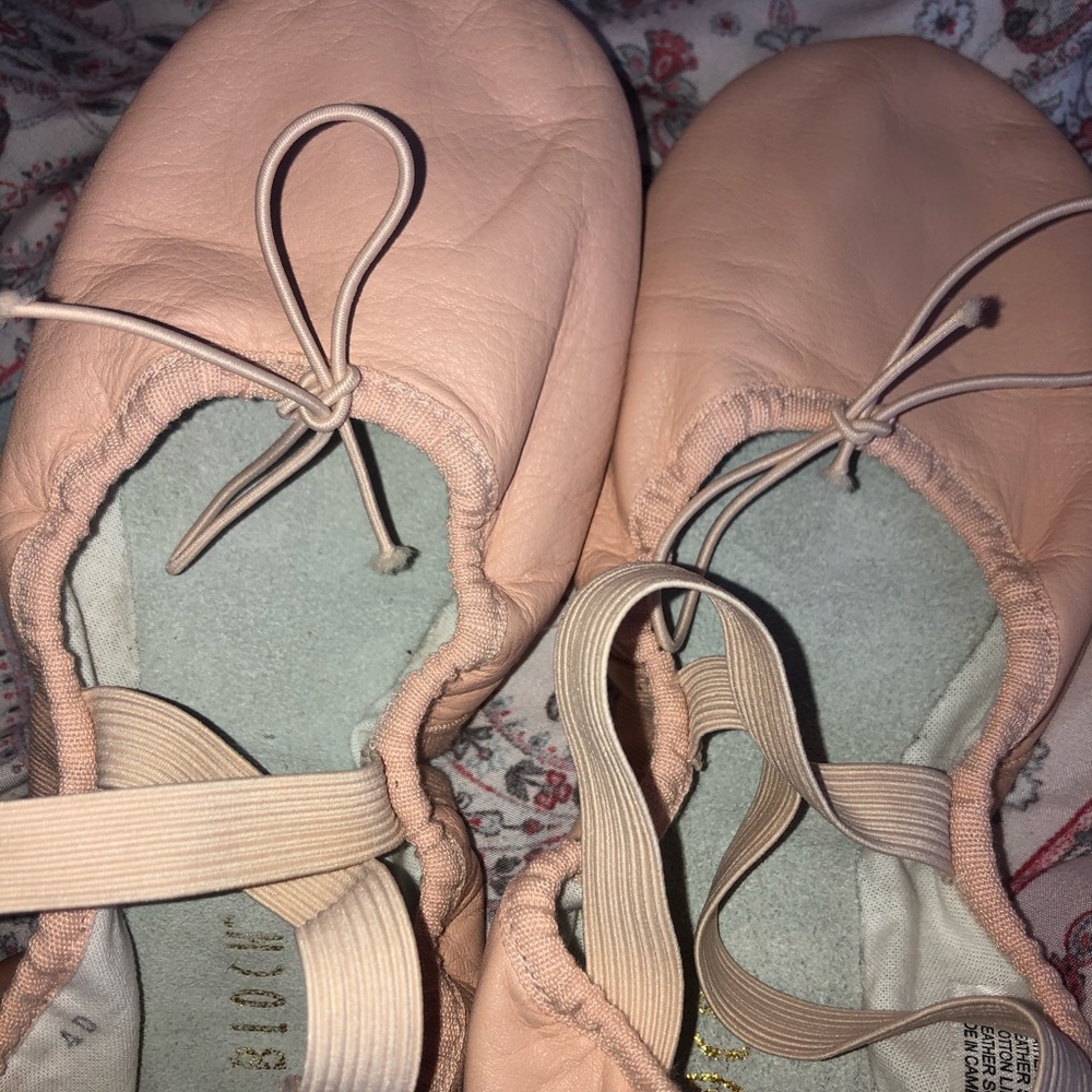 Bloch Pink Leather Ballet Shoes